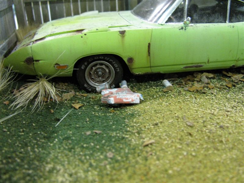 Diorama d'une dodge Plymouth Superbird ( vu au NNL EAST) NNL2009758-vi