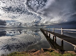 Cloudy reflections