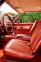 21 1963 Chrysler Ghia Turbine Car vertical front interior bucket seat detail view