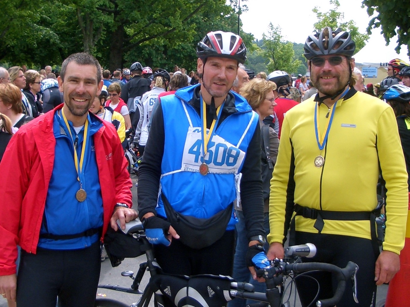 Stolze Finisher Andreas, Bernd & Manfred