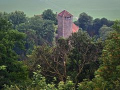 Blick von der Paschenburg auf die Schaumburg