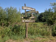 Wegweiser an der Weser