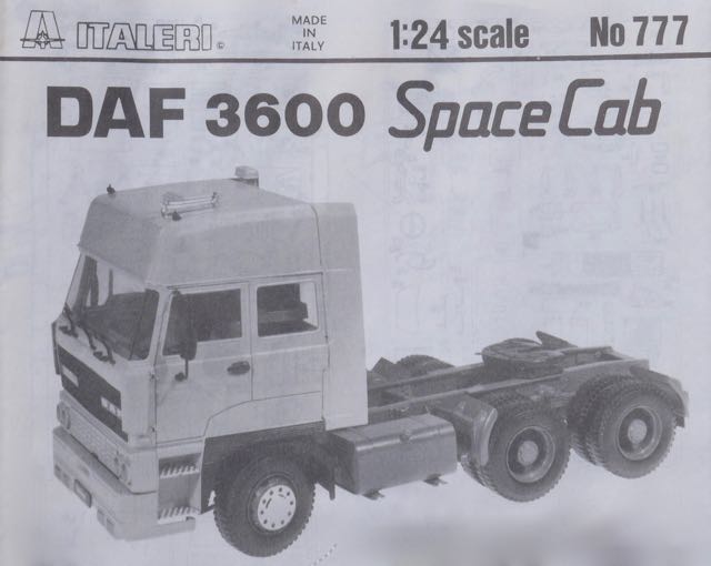 Photo: P1020719 | 0777 DAF 3600 Space Cab 1-24 album | Dutch