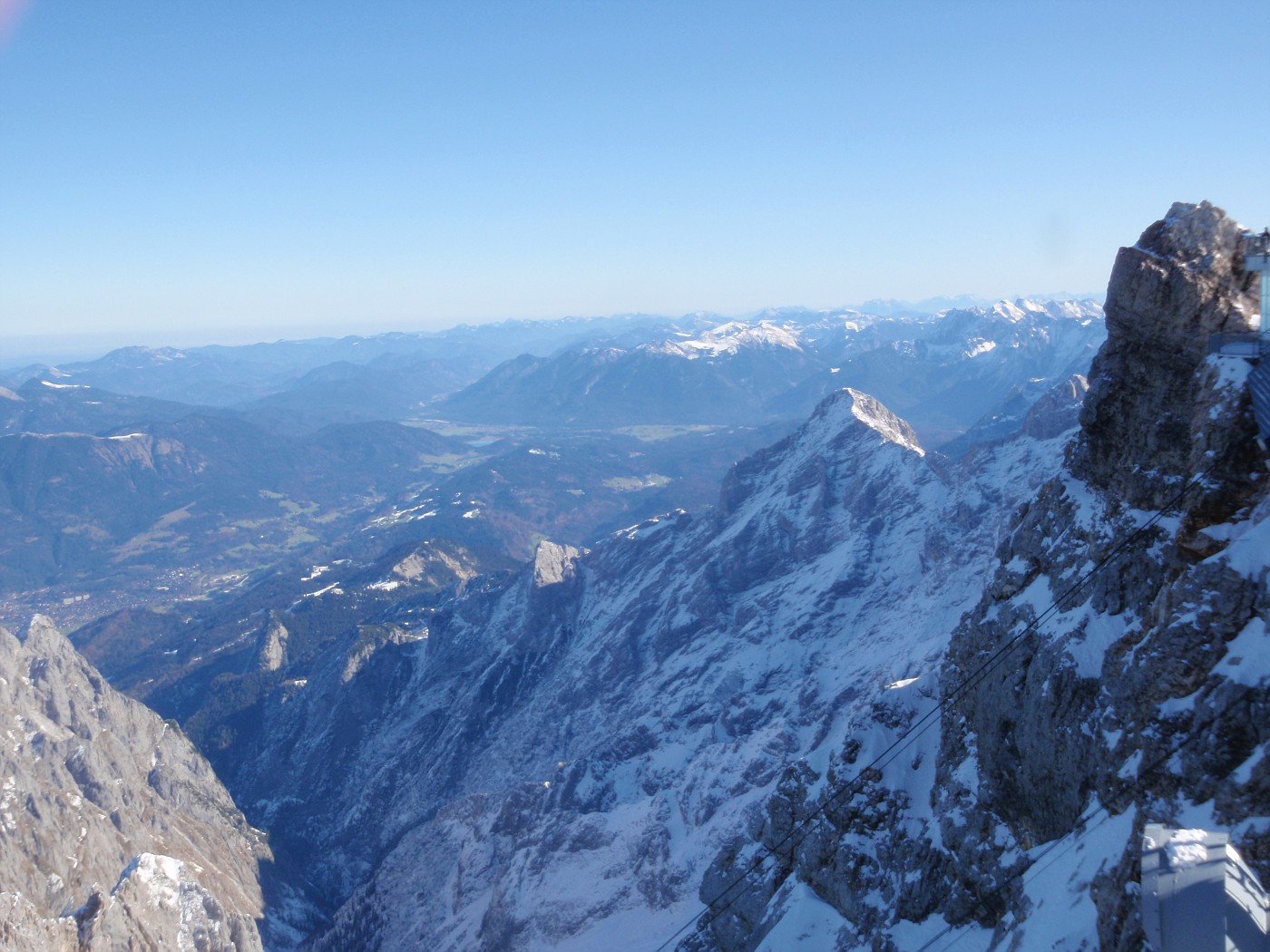 Blick von der Zugspitze