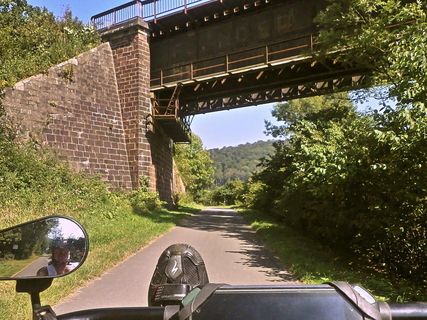 Weserradweg Brücke Sollingbahn