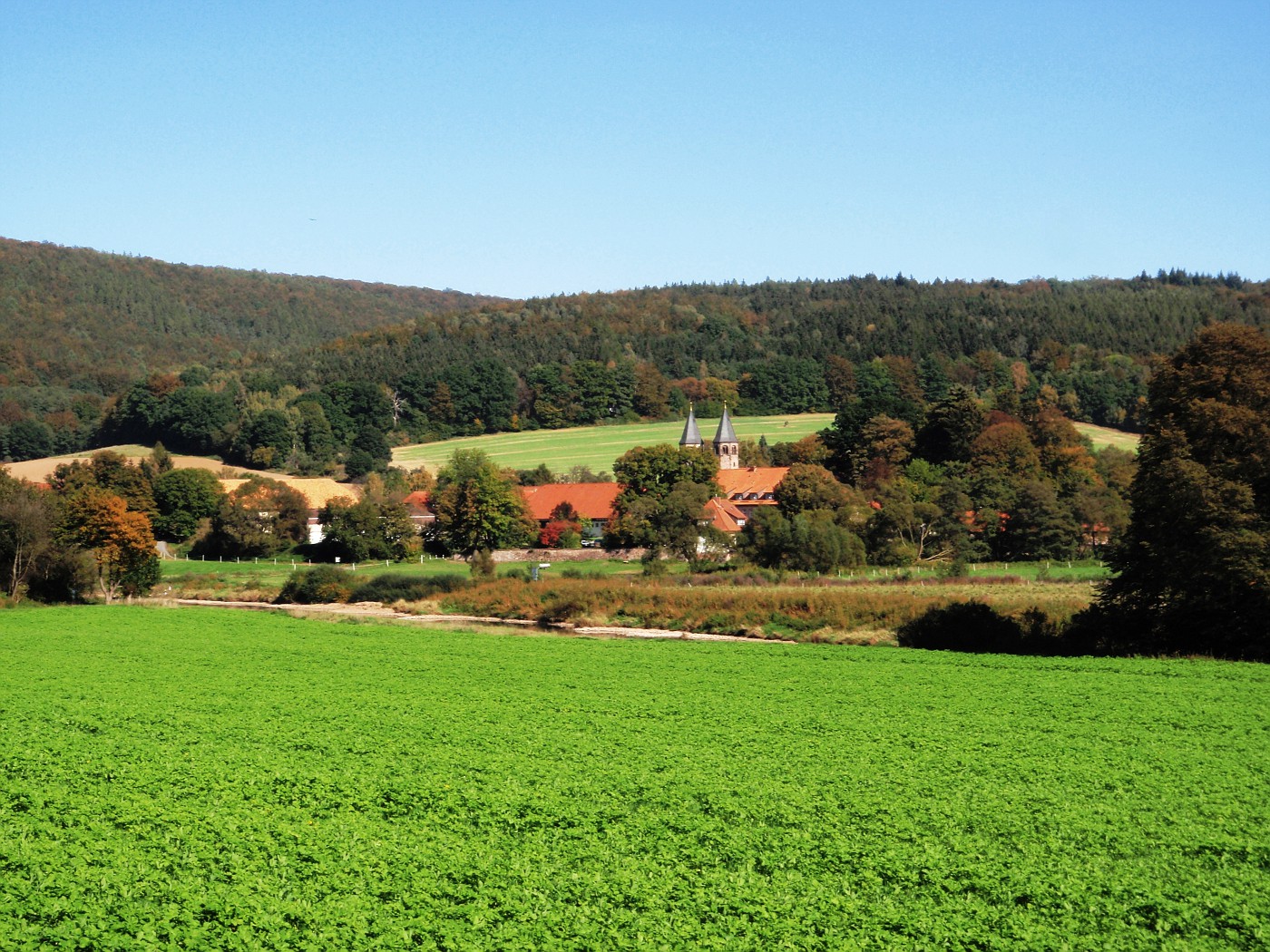 Blick auf Bursfelde