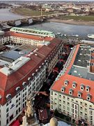 Blick von der Frauenkirche Richtung Brühlsche Terasse