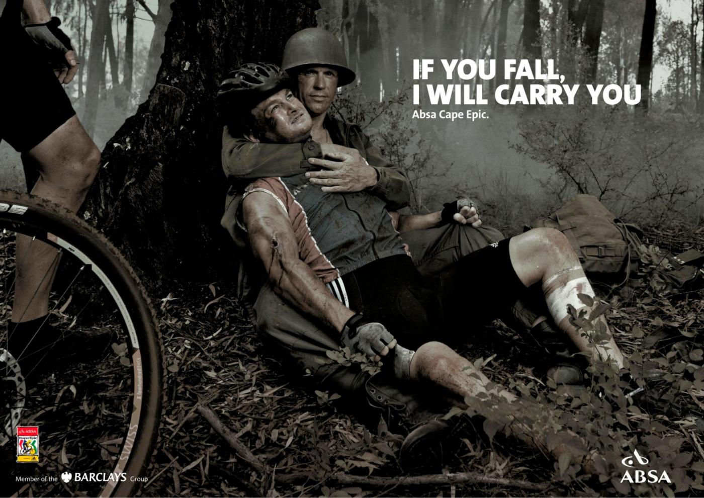 If you fall, I will carry you