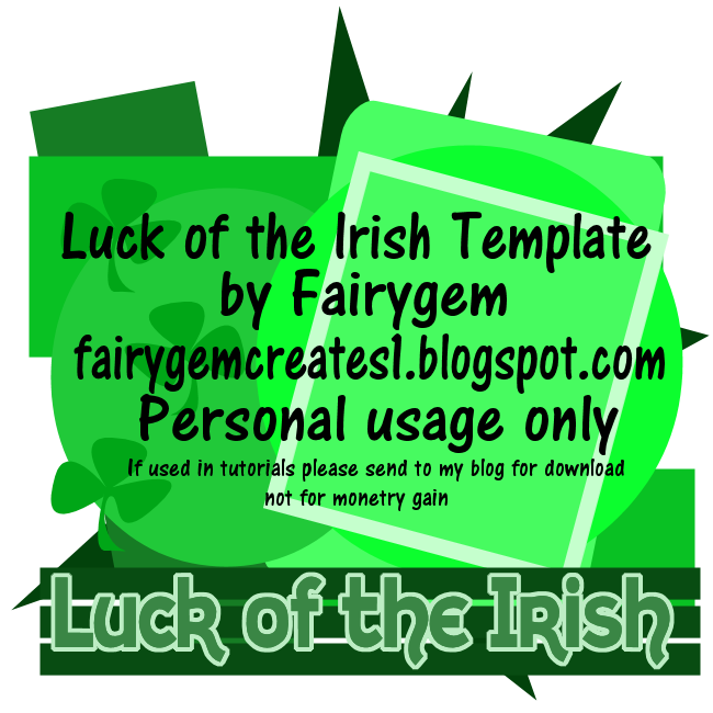 Luck of the Irish Template