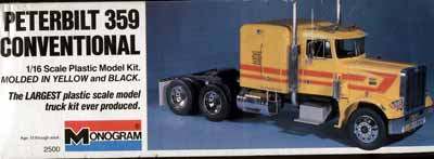 Maquette Monogram 1/16 Peterbilt 350 Conventional - Camion US 2500