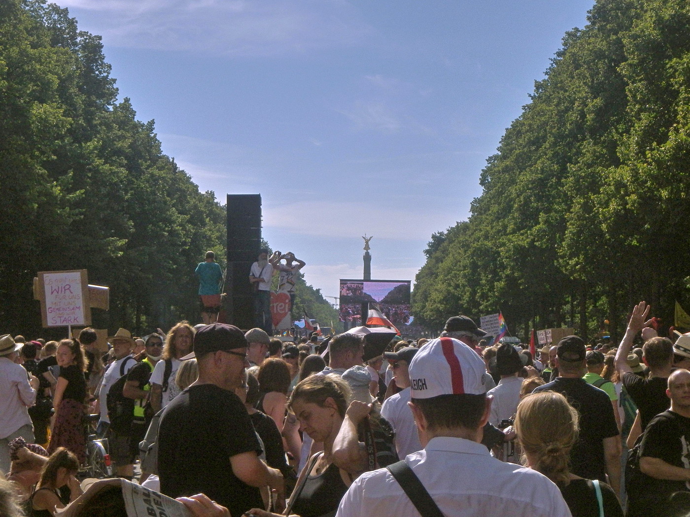 Blick Richtung Siegessäule