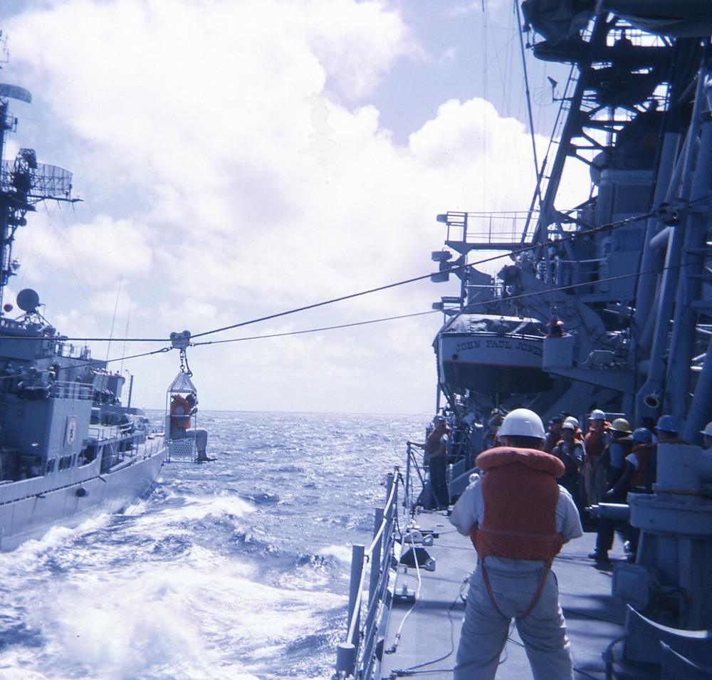 Photo: Highline Personnel Transfer underway ... | Tin Can Navy album ...