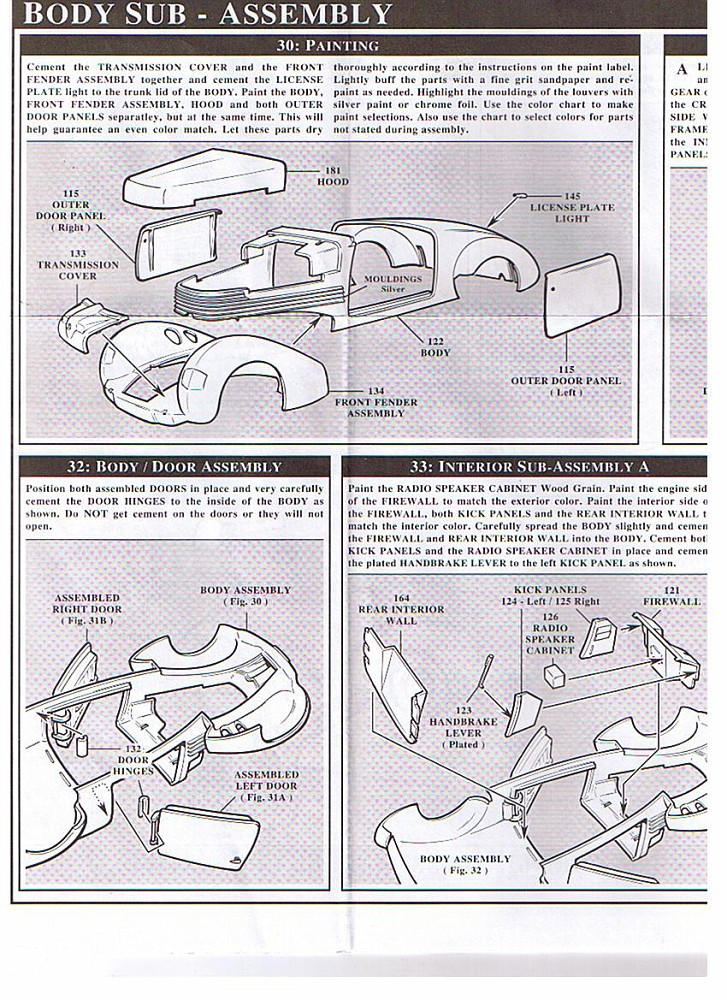 Photo: AMT Cord Sheets 012 | AMT 1937 Cord 812 S/C 1/12 Scale #8127 album |  DRASTIC PLASTICS MODEL CAR CLUB | Fotki.com, photo and video sharing made  easy.