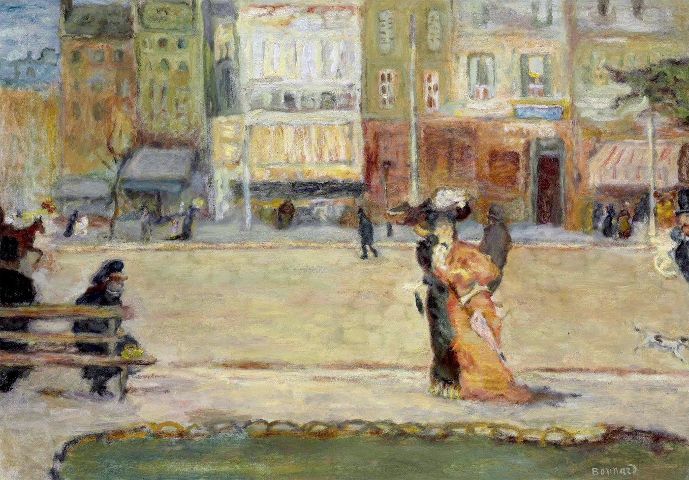 Photo: Boulevard de Clichy [Street Scene in Paris] (1900) | Pierre