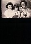 019-(L-R) Wilma Sue "Billie" Oaks; Norma Carmelita Oaks; Jackie Willard Oaks, and their mother, Nina Lee FRAZIER Oaks. About 1944.