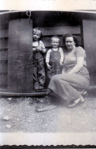 (36) - Jerry Wayne West, Clarence Luther "Luke" West, and Mildred Carleen AUSTIN West.