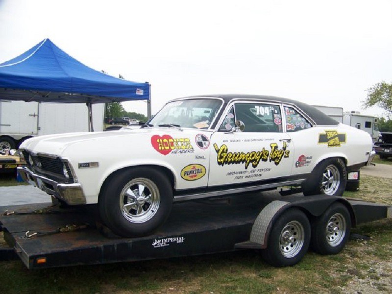Grumpy Humpy Drag Car Photo: Grumpys Toy V '68 chevy II (2) | BILL