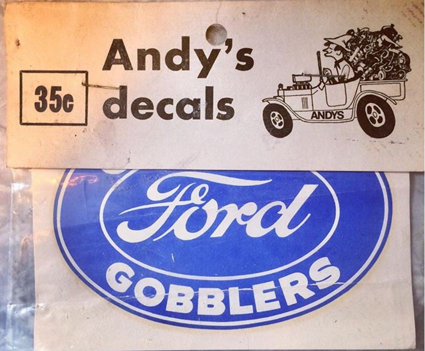 Photo: Andy's Decals (23) | ANDY BRIZIO & FAMILY album | LOUD-PEDAL ...
