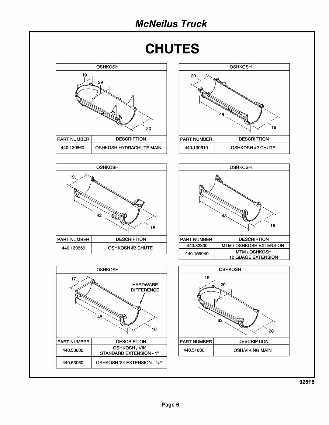 Photo McNeilus Mixer Blue Book Parts Catalog[2] Pagina 012 McNeilus