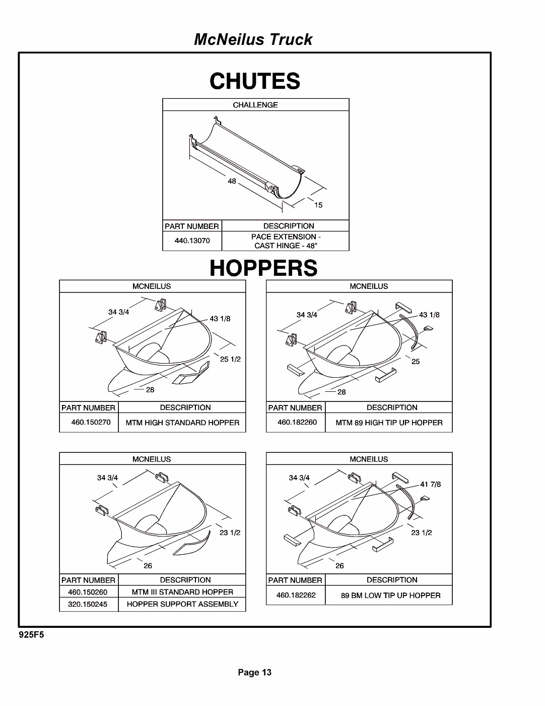 Photo McNeilus Mixer Blue Book Parts Catalog[2] Pagina 019 McNeilus