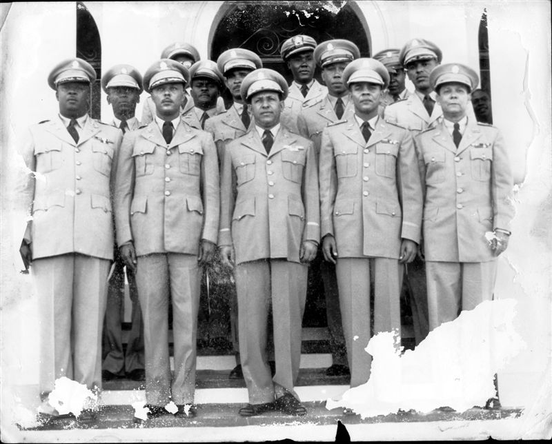 Photo Alix Pasquet. Militaires d Haiti. ca.1795 to 1995