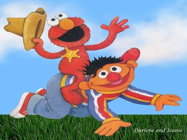 Photo: Ernie And Elmo | Cartoon Character Wallpaper album | BumbleBee &  LadyBug's Garden , photo and video sharing made easy.
