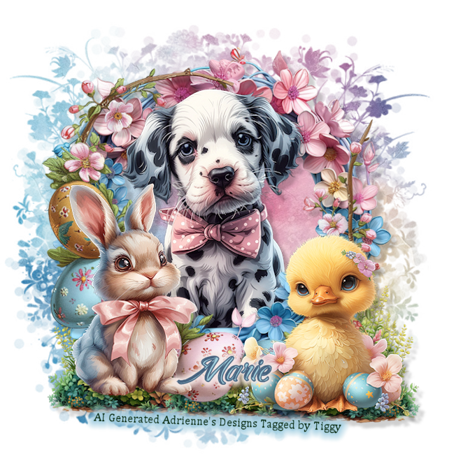 Tiggy ~ Easter Cuties Dog  PUz EasterCutieDogMarie-vi