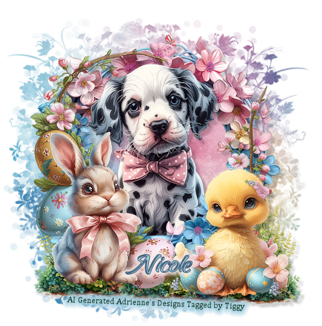 Tiggy ~ Easter Cuties Dog  PUz EasterCutieDogNicole-vi