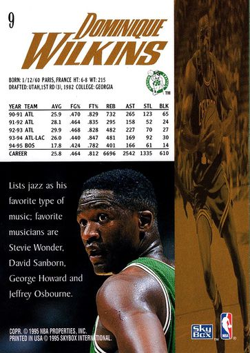 Mavin  1995 GRANT HILL NBA HOOPS '94-95 NBA CO-ROOKIE OF THE YEAR skybox