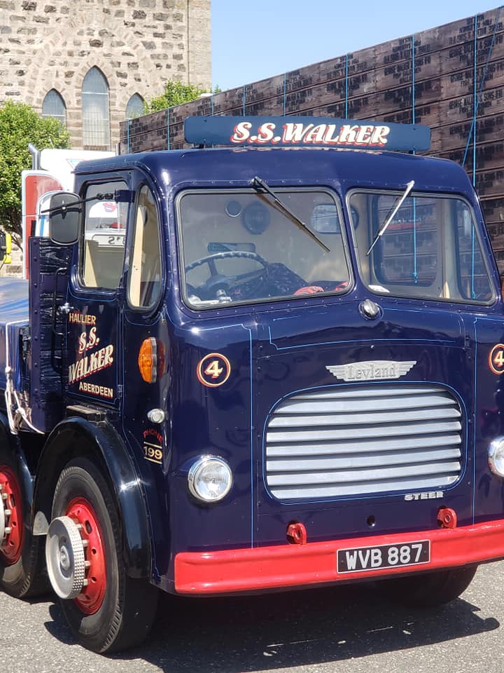Photo WVB887 Leyland Steer Preserved as SS Walker, Aberdeen Preserved Lorries General