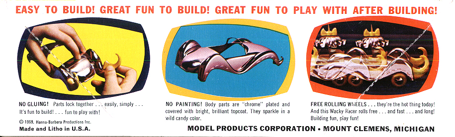 Mpc Wacky Racers Photo: Pussy Cat-side2 | MPC WACKY RACERS The Compact Pussycat #901-150 ...