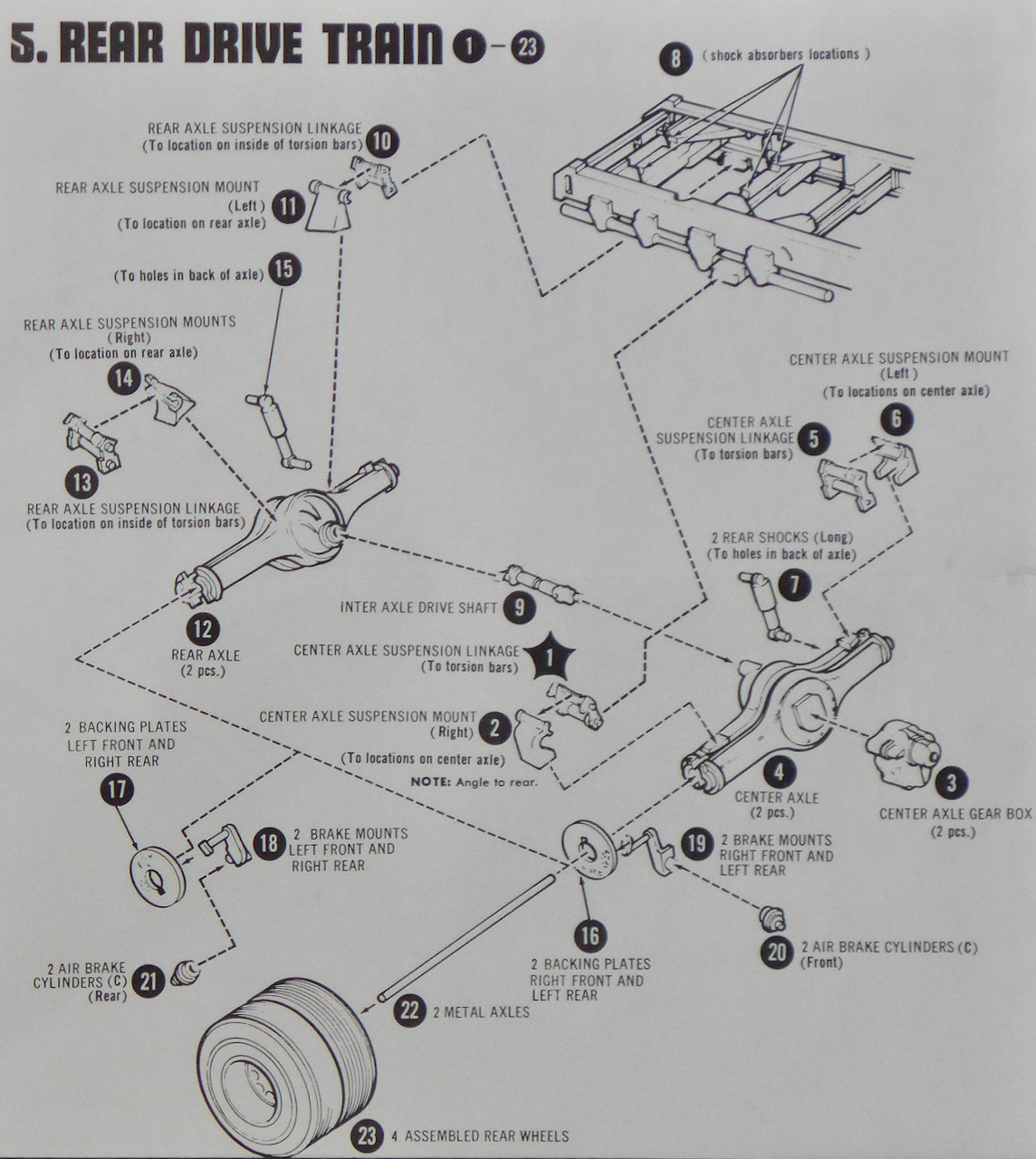 Photo P1100265 T520 Kenworth K123 Torsion Bar Suspension (125