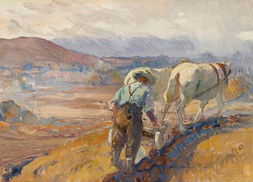 Plowing the Fields (undated)