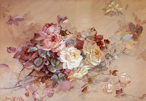 Pink and Yellow Roses (undated)