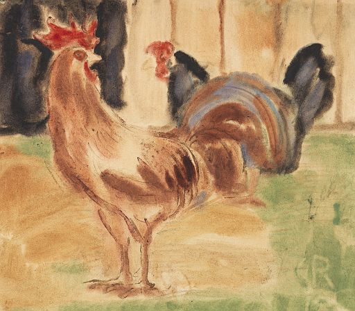 Rooster and Hen (1906)