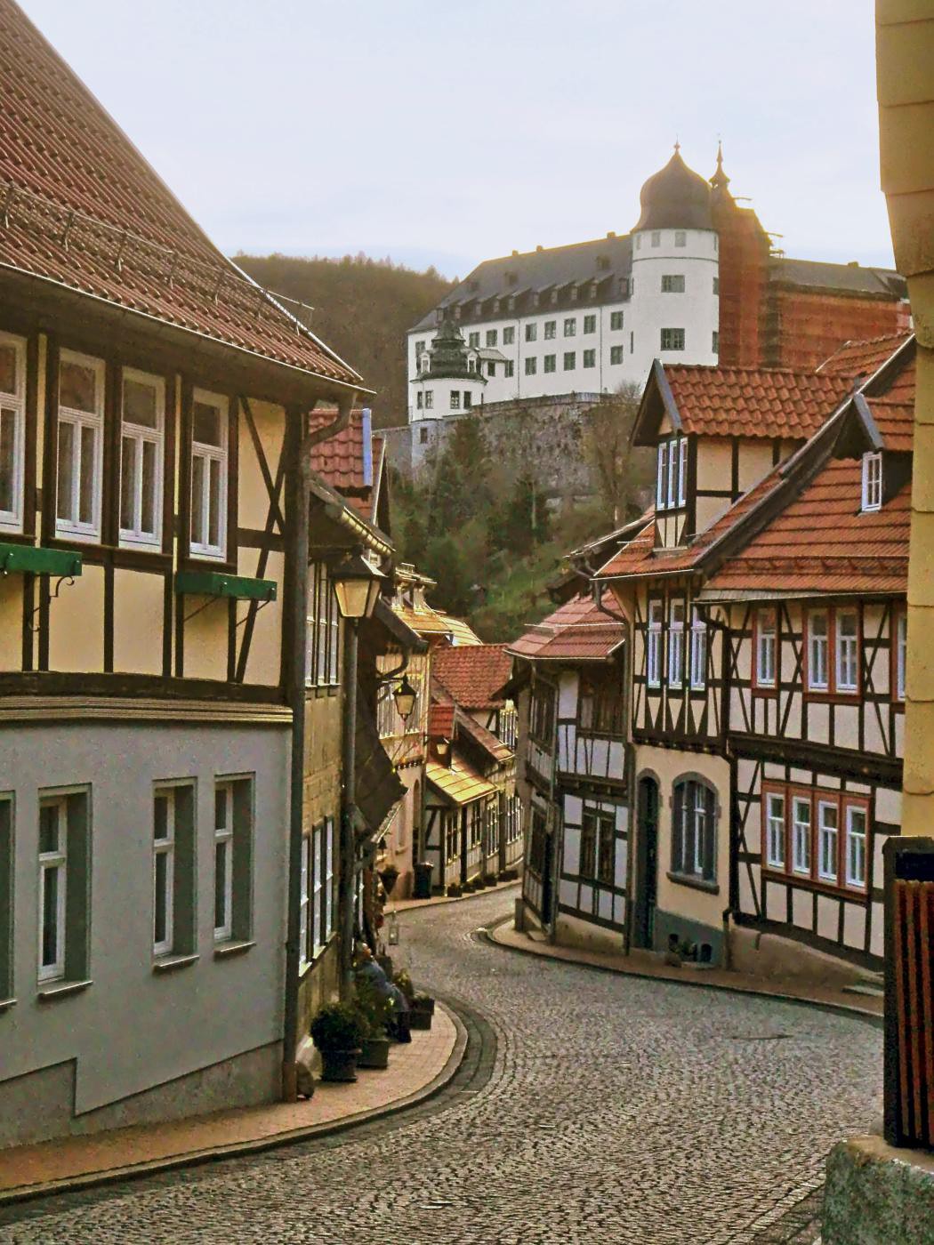 Blick auf Schloss Stolberg
