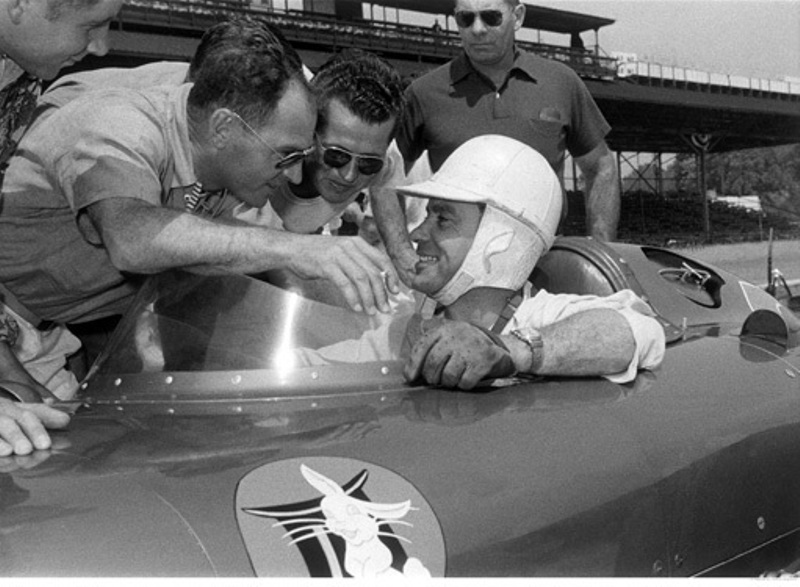 Photo Bill Vukovich Indy 1955 1 RACE CAR OWNERS,DRIVERS & CREW album