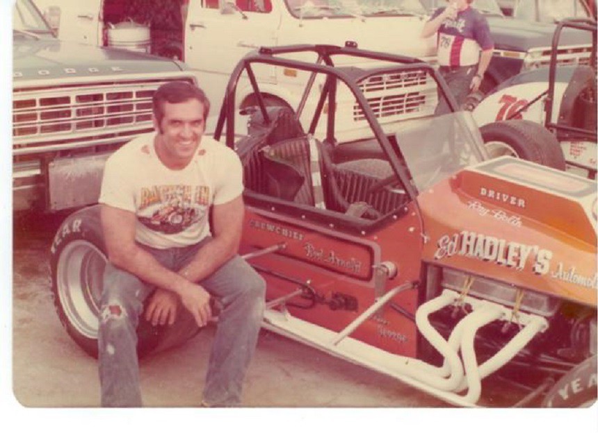 Photo: Ray Bolin relaxes before practice in 1976 | 2 RACE CAR OWNERS ...