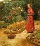 Woman Cutting Roses in a Garden [c.1888 - 1889]