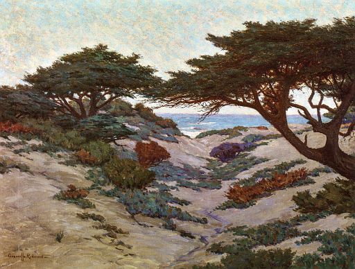 Carmel Coast [Carmel Sand Dunes and Cypress] (c.1917)