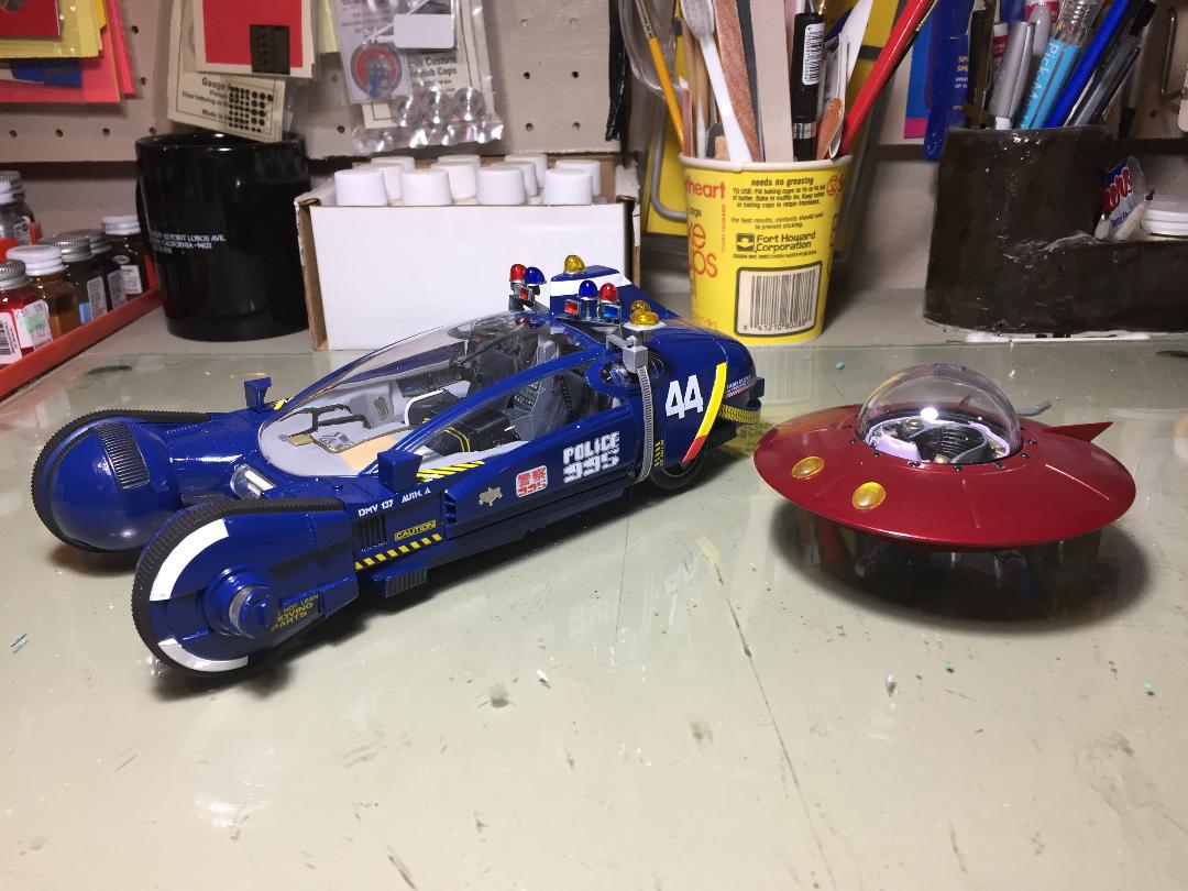 Fujimi "Blade Runner" Spinner Police Car album TerryJessee Fotki