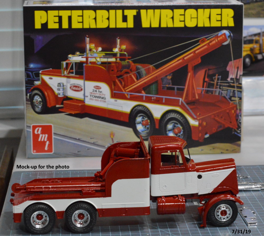Photo: DSC 6173 AMT Peterbilt Wrecker Mock Up 7 31 19 | What's on
