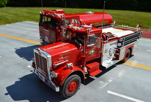 Maquette Revell Peterbilt Firetruck - échelle 1/25, Occasion, Camion Pompier