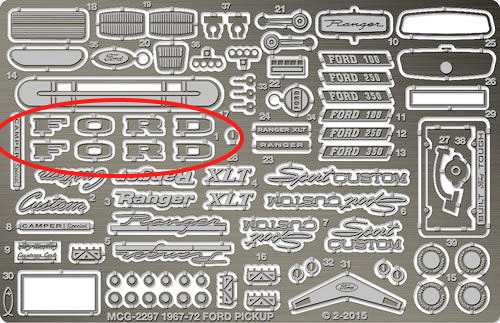 39 - Moebius Ford Pickup Set