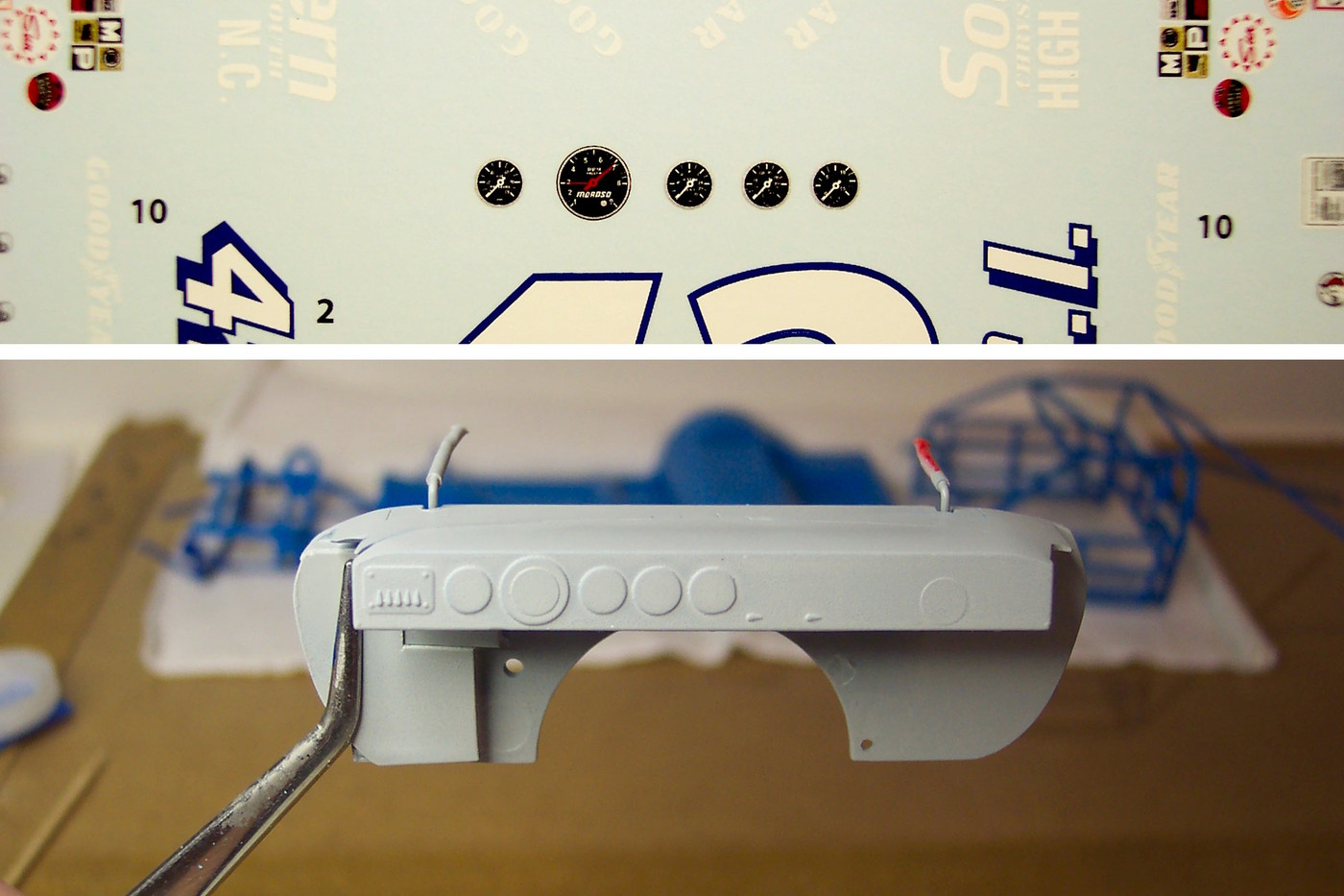 72 - Salvinos Gauge Decals - Dashboard