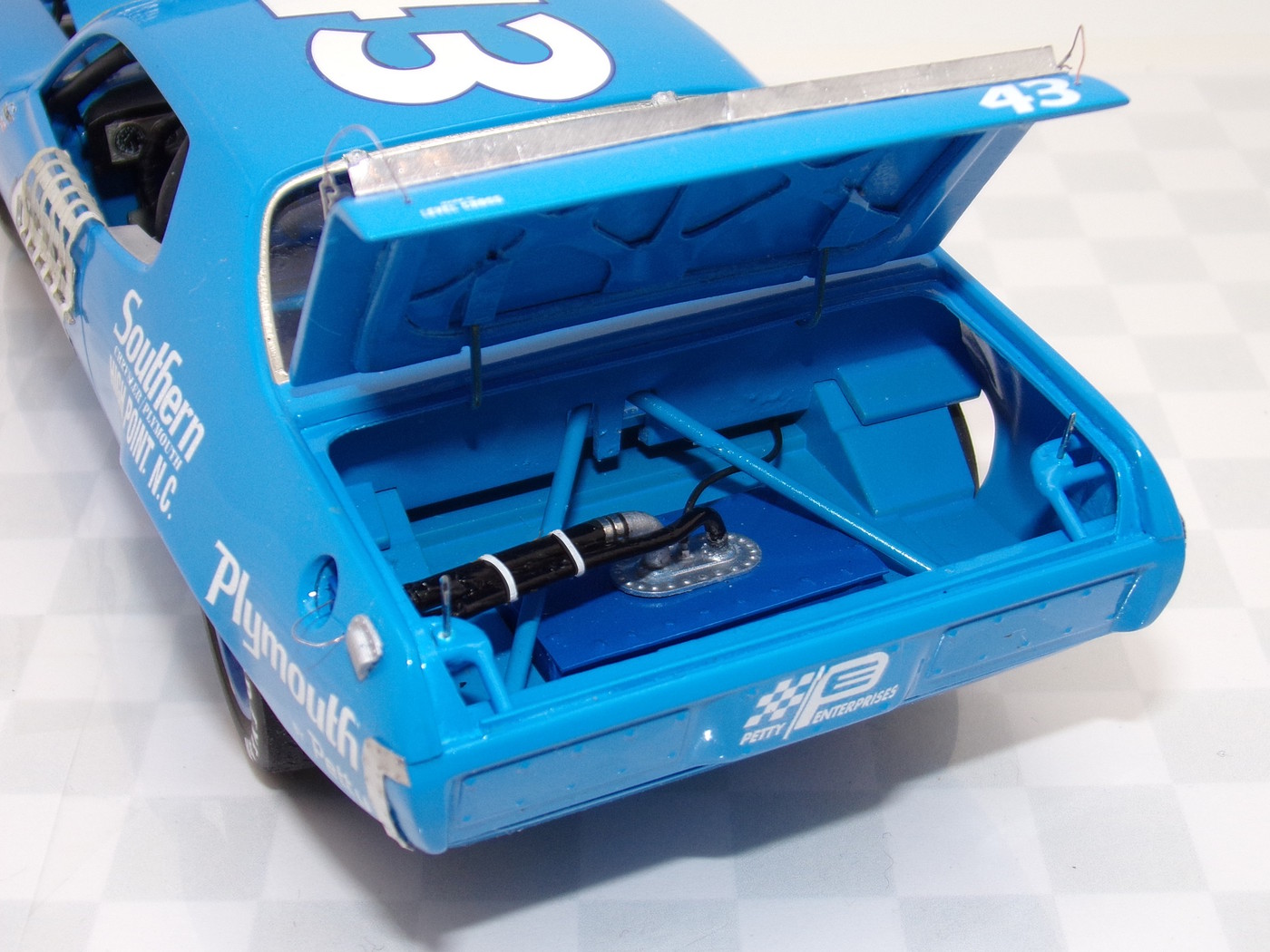 自動車 Richard Petty 1/25 Salvinos jr Plymouth JR Salvinos 1/25 Scale Richard Petty 1972 Plymouth Chrysler