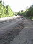 Baustelle en route Karelien