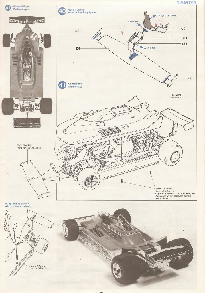 Photo: 312T4Page17 | TAMIYA Ferrari 312T4 1/12 scale #12025 album | DRASTIC  PLASTICS MODEL CAR CLUB | Fotki.com, photo and video sharing made easy.