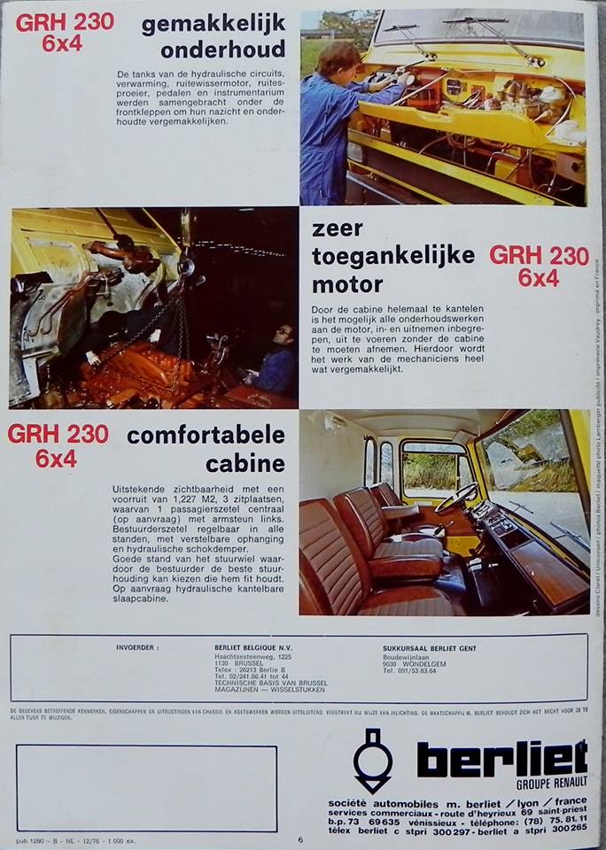 Collection Hachette N°96 - Berliet GRH 230 6x4 Benne Marrel - Ixo 1/43 - Occasion