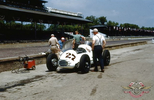 Photo: 1950 RAE chassis # 27 Walt Ader driver 22nd at Indy | Indy Car ...